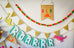 Burlap + Felt Name Banner Handmade by Sugar Moon Bloom