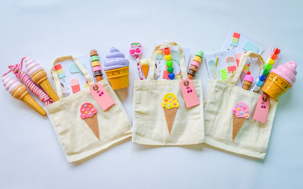 Construction Kids Tote Bag Birthday Favor Bags T167 – Sweet Blooms