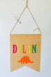 Burlap + Felt Name Banner Handmade by Sugar Moon Bloom