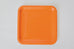 Orange Square Paper Plates (Large)