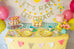 Lemon Party Cupcake Toppers Handmade by Sugar Moon Bloom