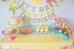 Lemon Party Cupcake Toppers Handmade by Sugar Moon Bloom