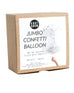 36" Jumbo Confetti Balloon in Metallic