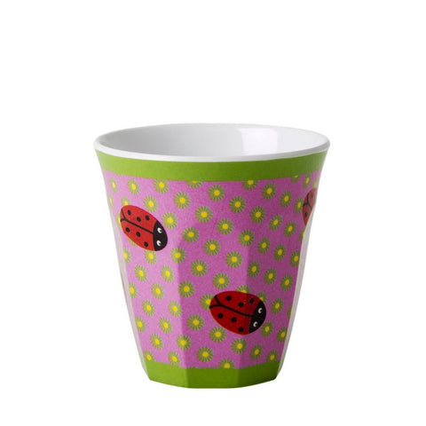 Toddler Small Melamine Cup in Ladybug Print