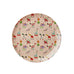 Toddler Small Round Melamine Plate in Pink Circus Print