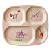 Circus Divided Plate for Toddlers in Pink