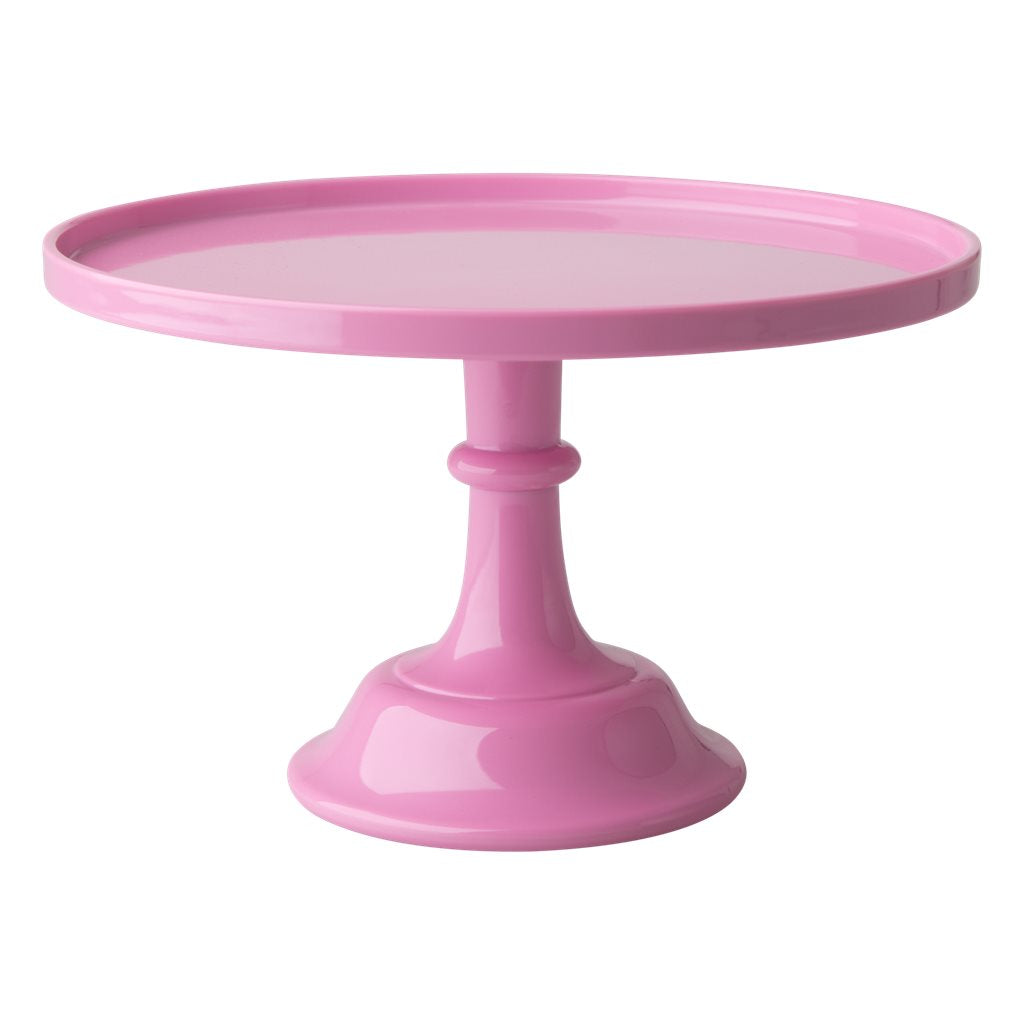 pink cake stand