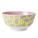 Melamine Bowl in Two Tone in Watermelon Print