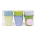 Small Melamine Cups in Blue & Green (6-pack)