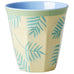 Medium Melamine Cup in Two Tone Palm Print
