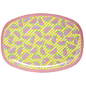 Rectangular Melamine Serving Plate in Watermelon Print
