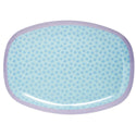Rectangular Melamine Serving Plate in Stardust Print