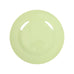 Small Round Melamine Plate in Shades of Green