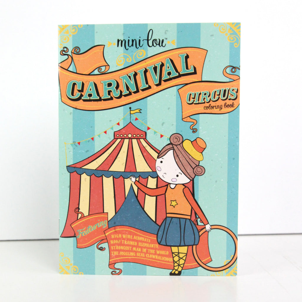 Carnival Circus Mini Coloring Book