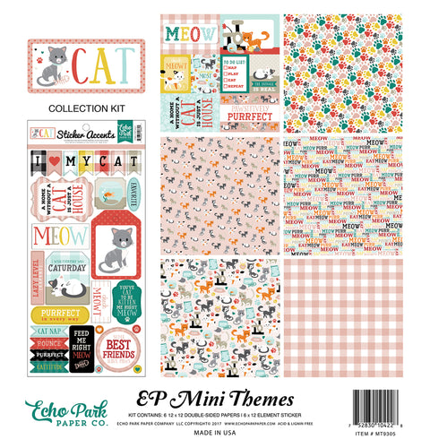 Party Paper Placemat Kitty Cat Collection Kit