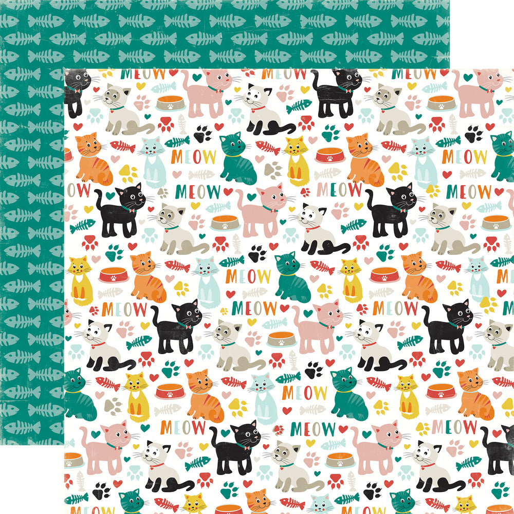 Party Paper Placemat in Kitty Cat