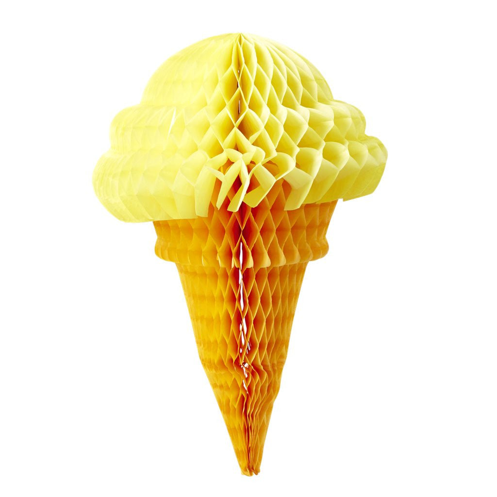 Ice Cream Cone Honeycomb Hanger
