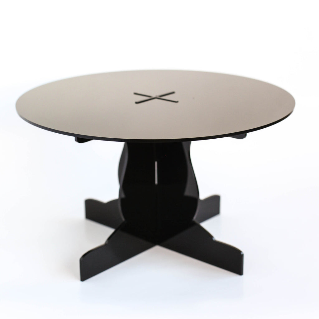 Acrylic Cake Stand in Midnight Black