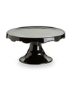 Porcelain Cake Stand in Jet Black