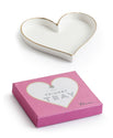 Porcelain Heart Mini Trinket Tray