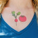 Farmers Market Tattoos Vegetable Party Packet (8-pack)