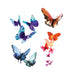 Butterfly Tattoos Watercolor Party Packet (8-pack)