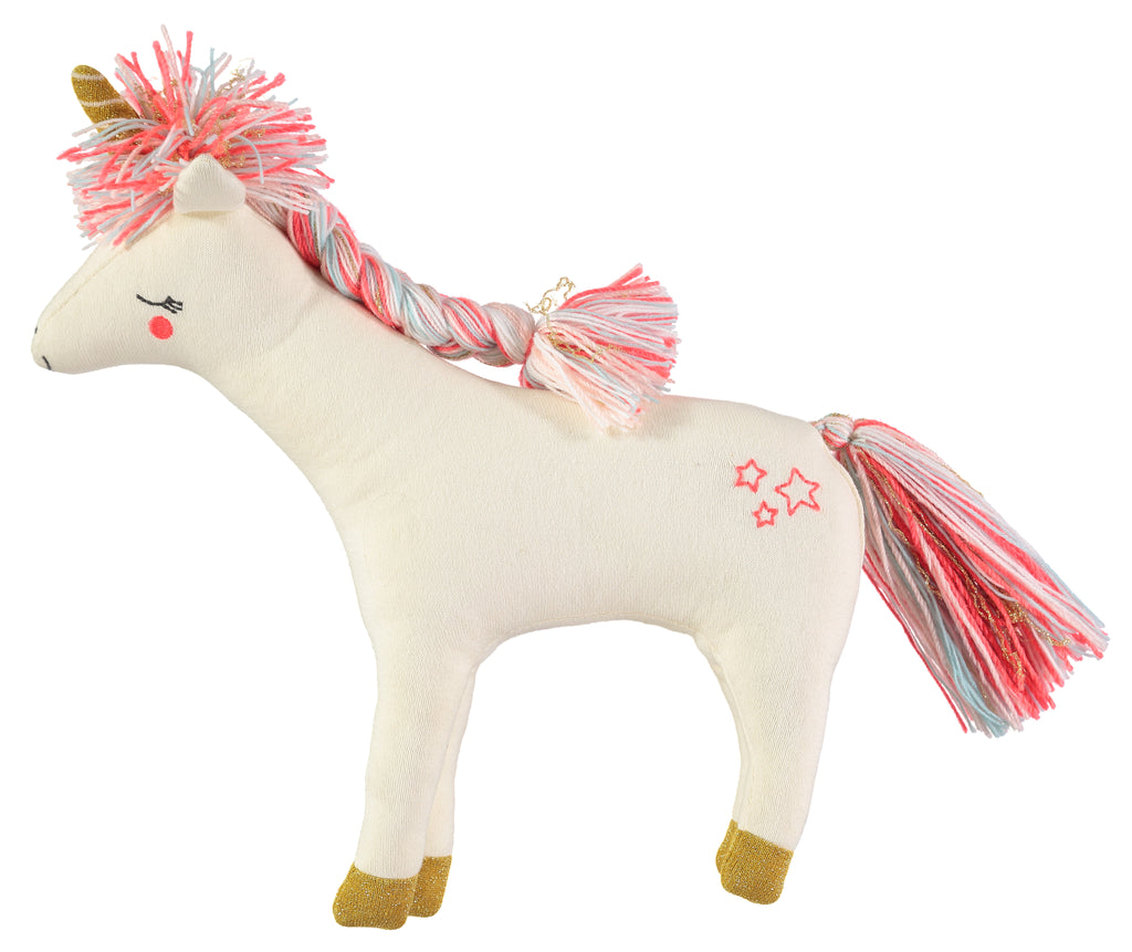 unicorn stuffed toy pillow